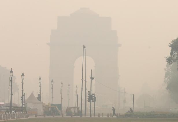 Poor air quality in Delhi