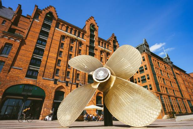 Schiffsschraube in Hamburg: Die Propeller wurden immer größer.