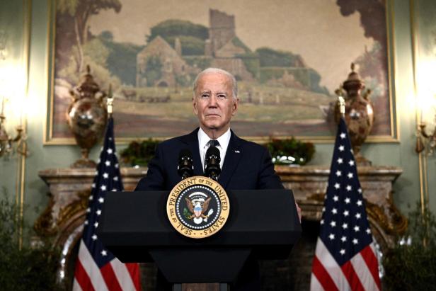 Joe Bidens Pressekonferenz nach dem Treffen.