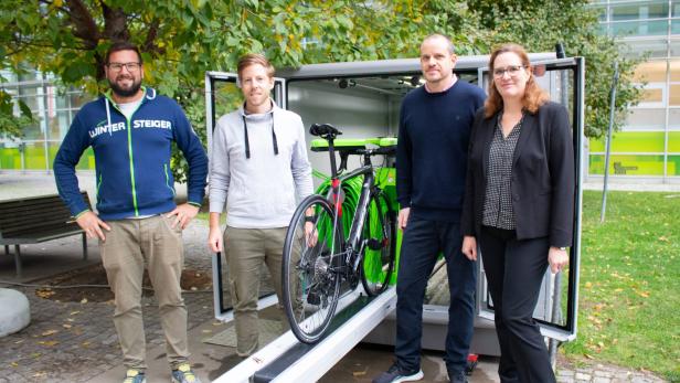 Gratis Testbetrieb in Wien: Die erste Waschstraße für Fahrräder