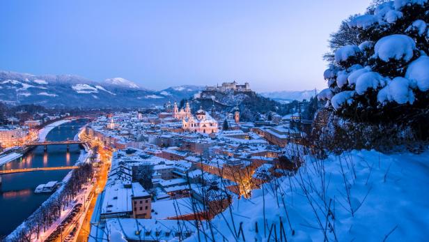 Winterliche Panoramawanderung auf den Mönchsberg