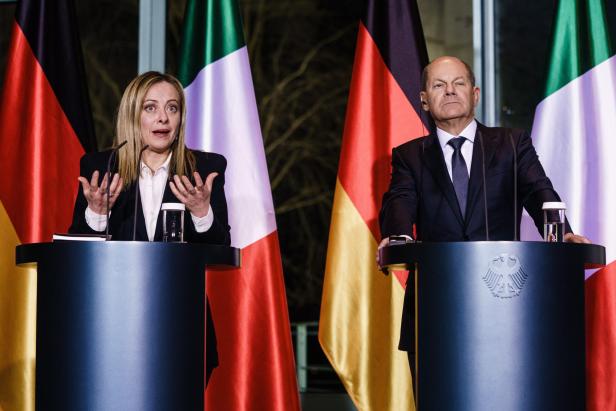 Italian Prime Minister Meloni visits Berlin