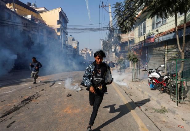 Pro-monarchist protesters clash with police in Nepal