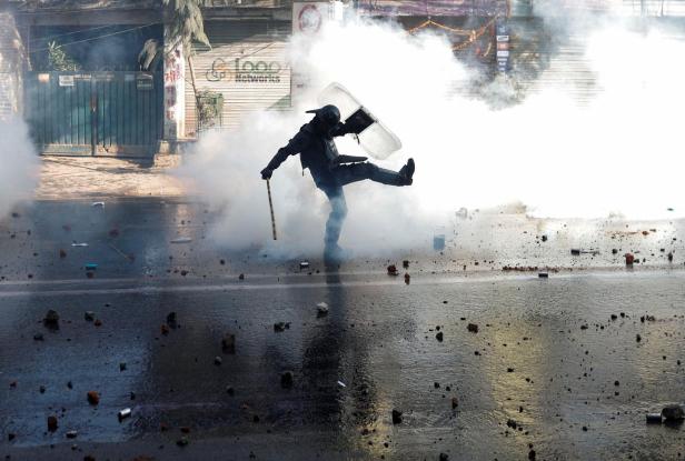 Pro-monarchist protesters clash with police in Nepal