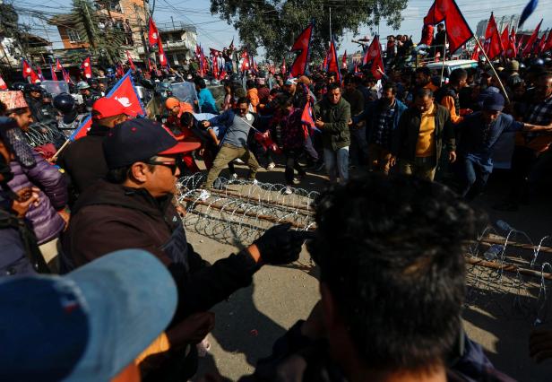 Pro-monarchist protesters clash with police in Nepal