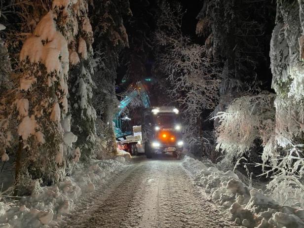 Nach Schneemassen im Murtal: Stromversorgung wieder hergestellt