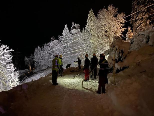 Nach Schneemassen im Murtal: Stromversorgung wieder hergestellt