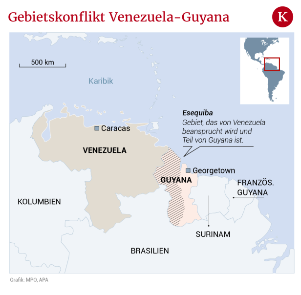 Mehrheit der Venezolaner für Teil-Annexion Guyanas