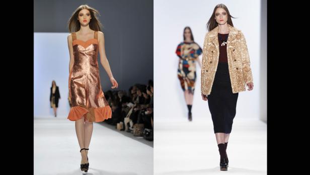 NY Fashion Week: Retro-Style und Knallfarben
