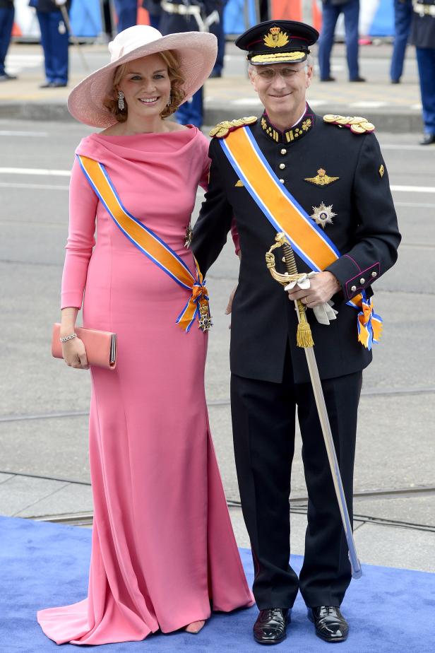 Das neue Königs-Paar: Philippe und Mathilde