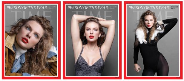 Taylor Swift appears on the cover of Time Magazine's 2023 "Person of the Year\