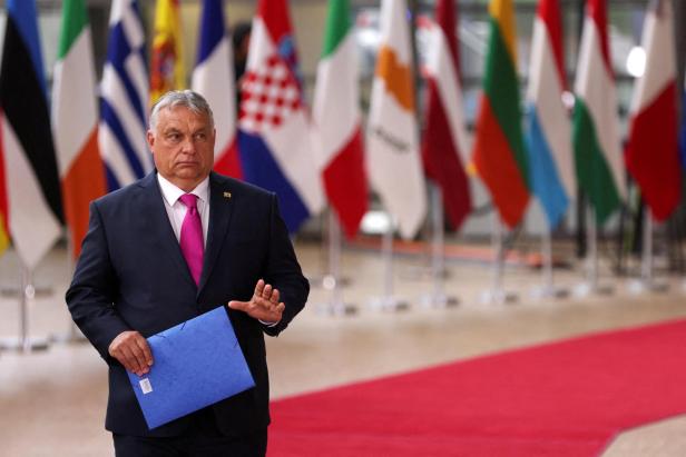Viktor Orbán setzt auf das Einstimmigkeitsprinzip des EU-Rats und droht regelmäßig mit seinem Veto.