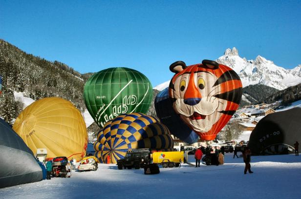 Die Internationalen Heißluftballonwochen bieten von 13. bis 27. Jänner ein buntes Programm