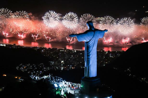 Feuerwerk in Rio de Janeiro