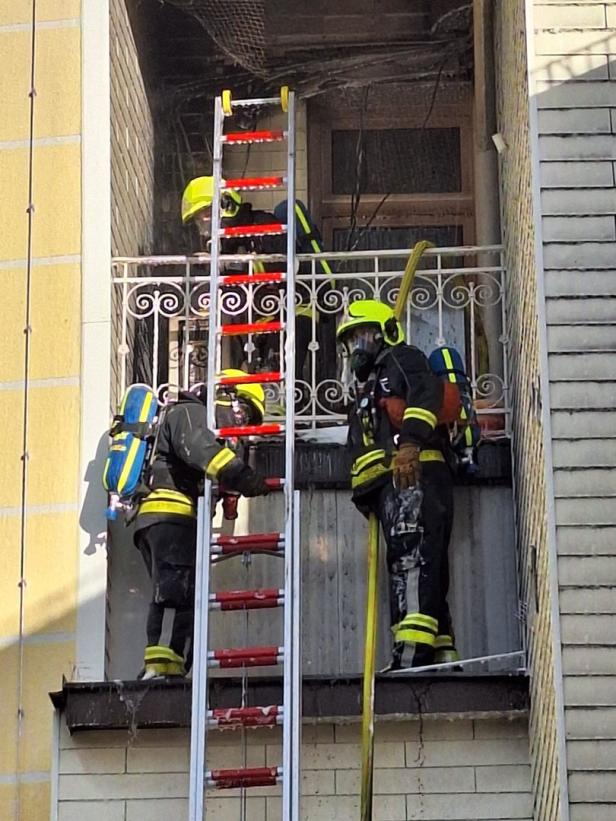 Gefährliches Feuer mitten in der Innenstadt am Neujahrstag