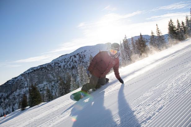 Auch Snowboarder kommen in Oberösterreich auf ihre Kosten 