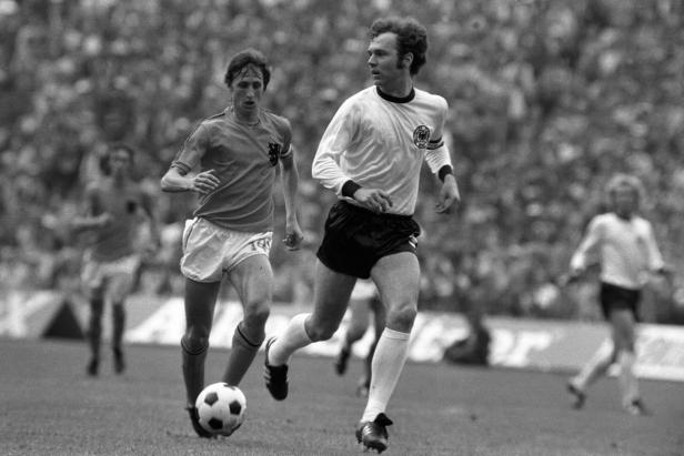 Die Legenden Cruyff und Beckenbauer