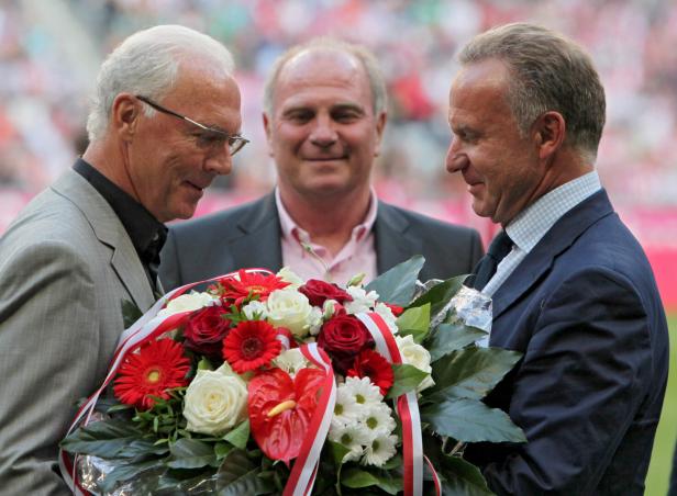 Franz Beckenbauer, Uli Hoeneß, Karl-Heinz Rummenigge