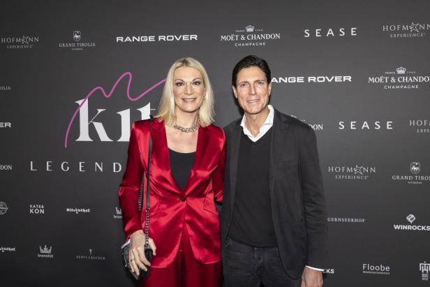 Seltener Glamour-Auftritt: Fiona Swarovski und Karl-Heinz Grasser in Kitzbühel