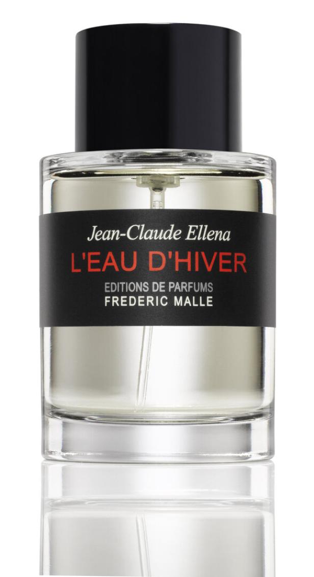 Eine Flasche „L'Eau d'Hiver“ von Jean-Claude Ellena für Editions de Parfums Frédéric Malle.