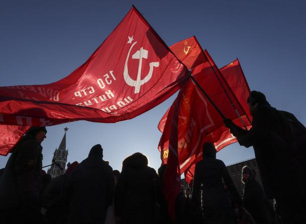 Russlands Kommunisten gedenken dem  100. Todestag Lenins