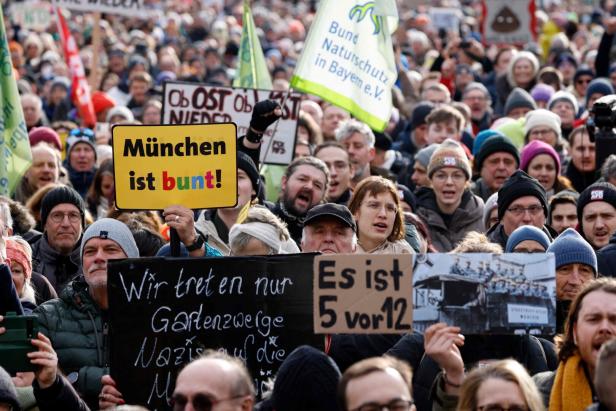 1,4 Millionen protestieren in deutschen Städten gegen Rechts: AfD wittert Verschwörung