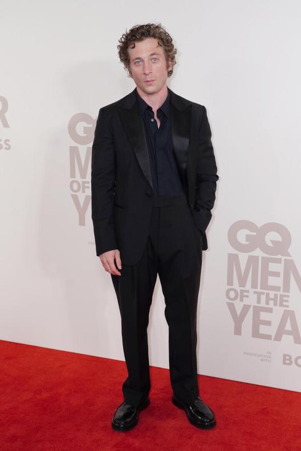 Jeremy Allen White auf dem roten Teppich bei der „GQ Men of the Year“-Veranstaltung.