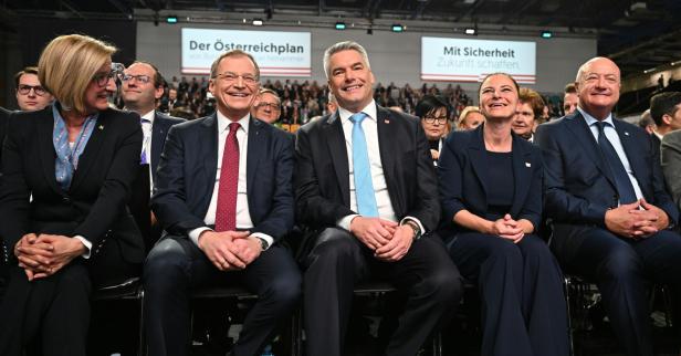 PRÄSENTATION ÖVP "ÖSTERREICHPLAN": MIKL-LEITNER / STELZER / NEHAMMER / STOCKER