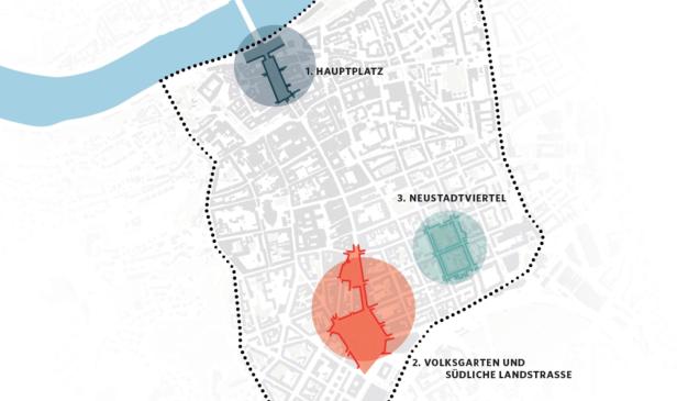 Drei Problemzonen: Linzer Innenstadt wird neu gestaltet