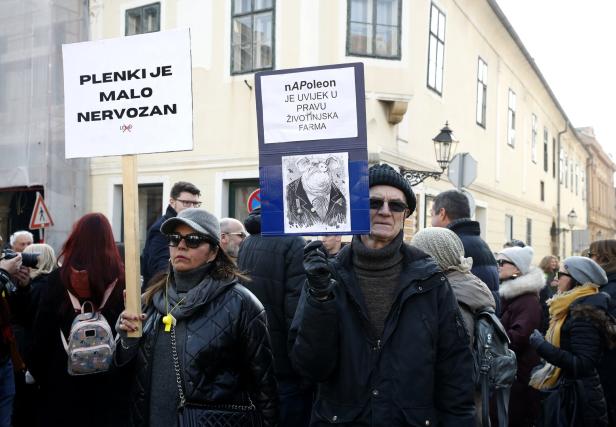 Will Regierung Korruption vertuschen? Widerstand in Kroatien