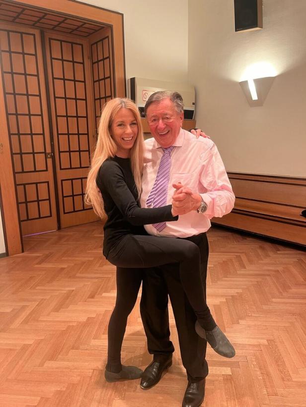 Richard Lugner übt für Opernball-Tanz mit Priscilla Presley