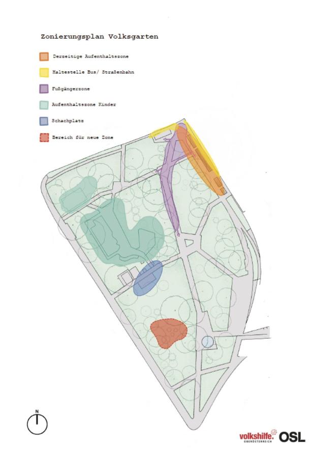 Plan Volksgarten Linz