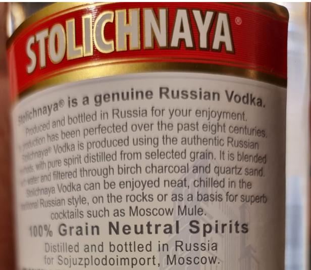 Warum in Österreich noch immer russischer Wodka verkauft wird