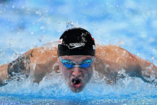 Warum Schwimm-Star Bucher im Rennen das Atmen einstellt