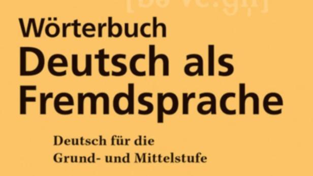 Das Cover eines Wörterbuchs für Deutsch als Fremdsprache.
