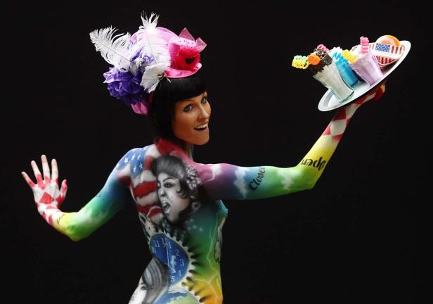 Bodypainting Festival: Farbe und nackte Haut