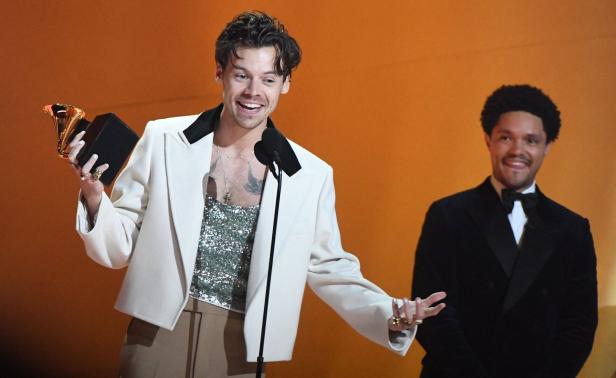 Harry Styles bei den Grammy Awards 2023.