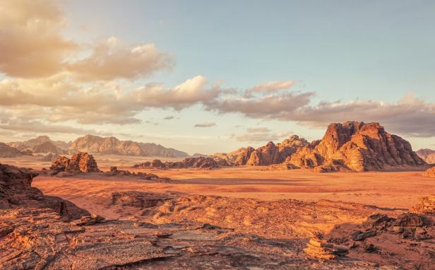 Wadi Rum in Jordanien dienste schon oft als Filmkulisse