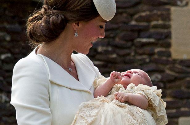 Prinzessin Kate mit Tochter Charlotte (2015)