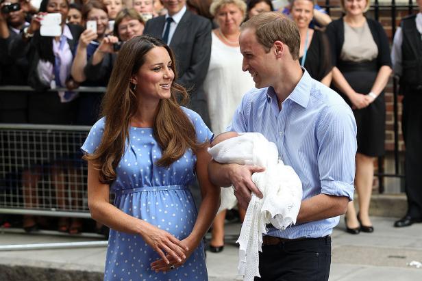 Kate, William und Baby George (2013)