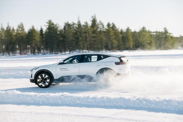 Erste Ausfahrt mit dem Polestar 3: Das Auto, das aus der Kälte kommt