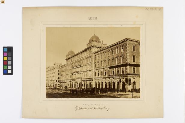 Das Palais Hansen nach 1880, Blick von Höhe Neutorgasse 