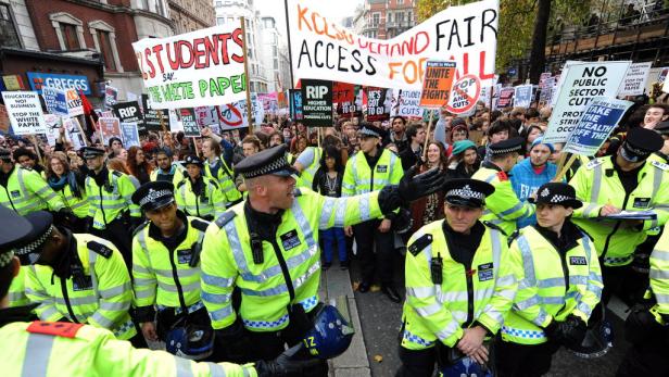 Studentenproteste in London: Angst vor Gewalt