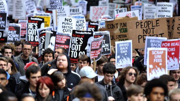 Studentenproteste in London: Angst vor Gewalt
