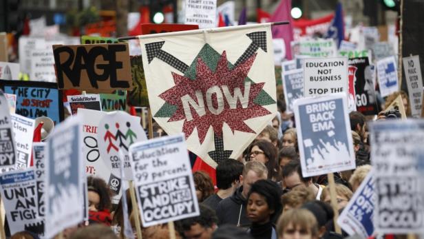 Studentenproteste in London: Angst vor Gewalt