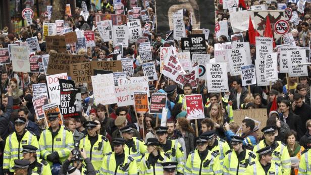 Studentenproteste in London: Angst vor Gewalt