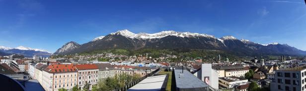 Innsbruck bei Sommerwetter