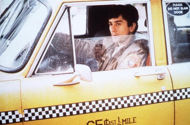 Robert De Niro als Taxifahrer Travis Bickle im Film „Taxi Driver“.