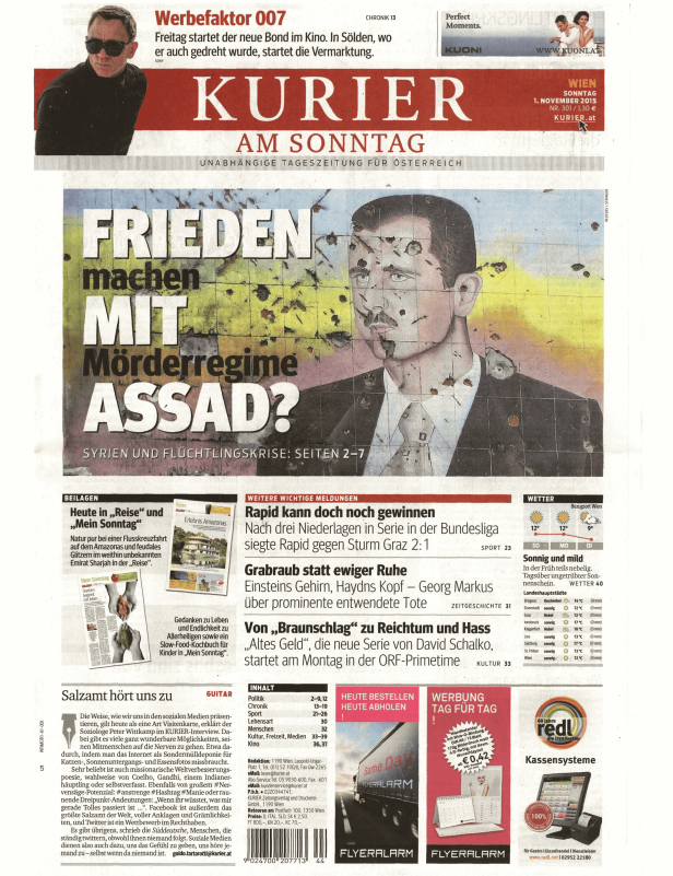Titelseiten vom 01.11.2015