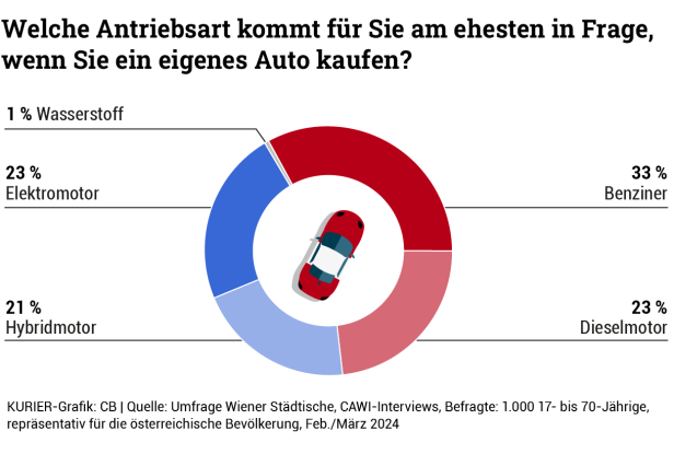 Die Österreicher fahren auf ihre Autos ab